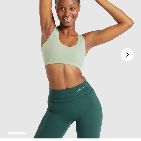 Whitney Simmons V2 Moss Green Sports Bra
